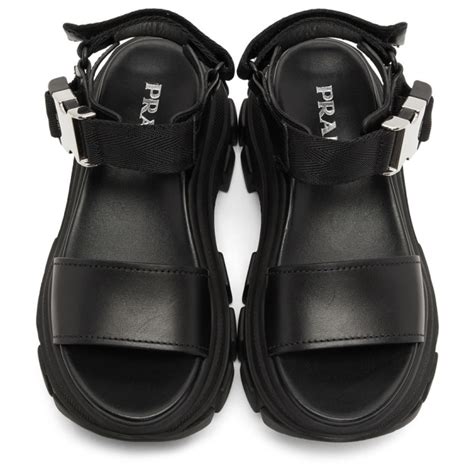 prada sandalet bayan|prada leather sandals.